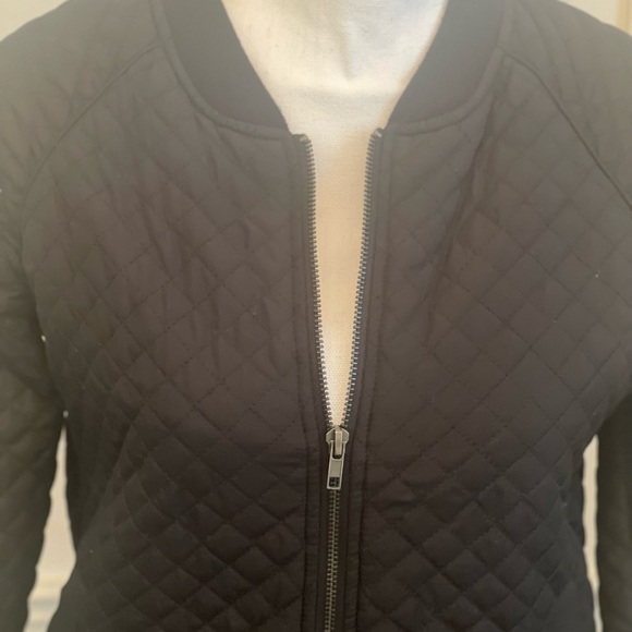 DELIA’S Quilted Black Bomber Jacket - Picture 13 of 13